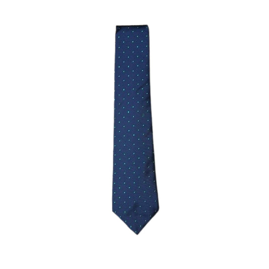 Rhodes Wood  Navy and Green spot tie