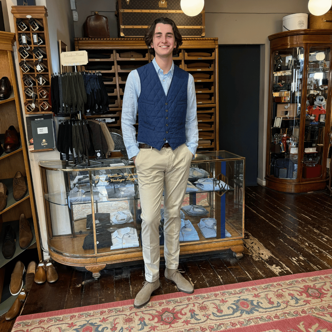 Rhodes Wood Quilted Waistcoat