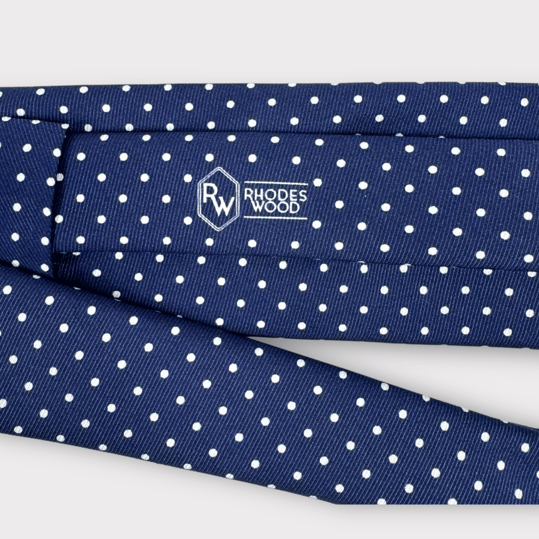 Rhodes Wood silk Tie