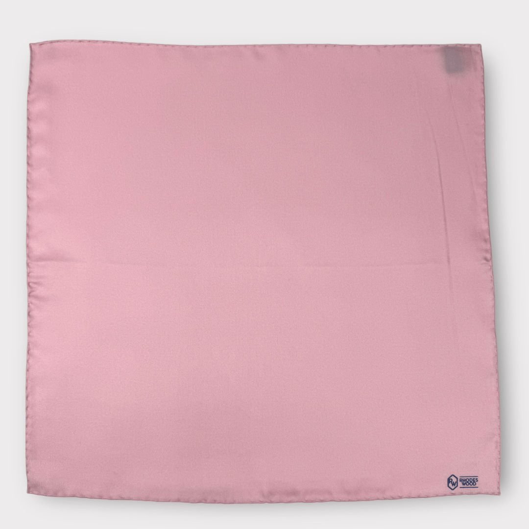 Rhodes Wood silk  pocket square 