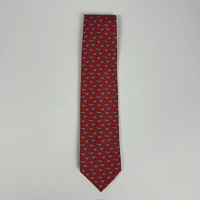 Red and Blue bunny Tie