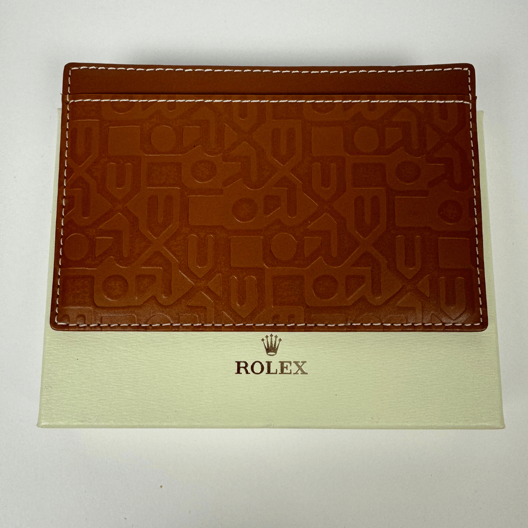 Rolex unused leather notepad