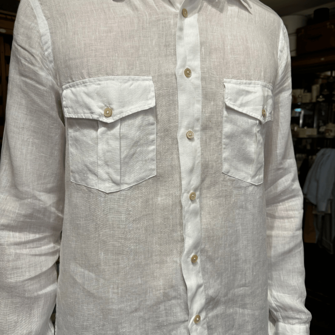 Hand finished Italian Linen shirts