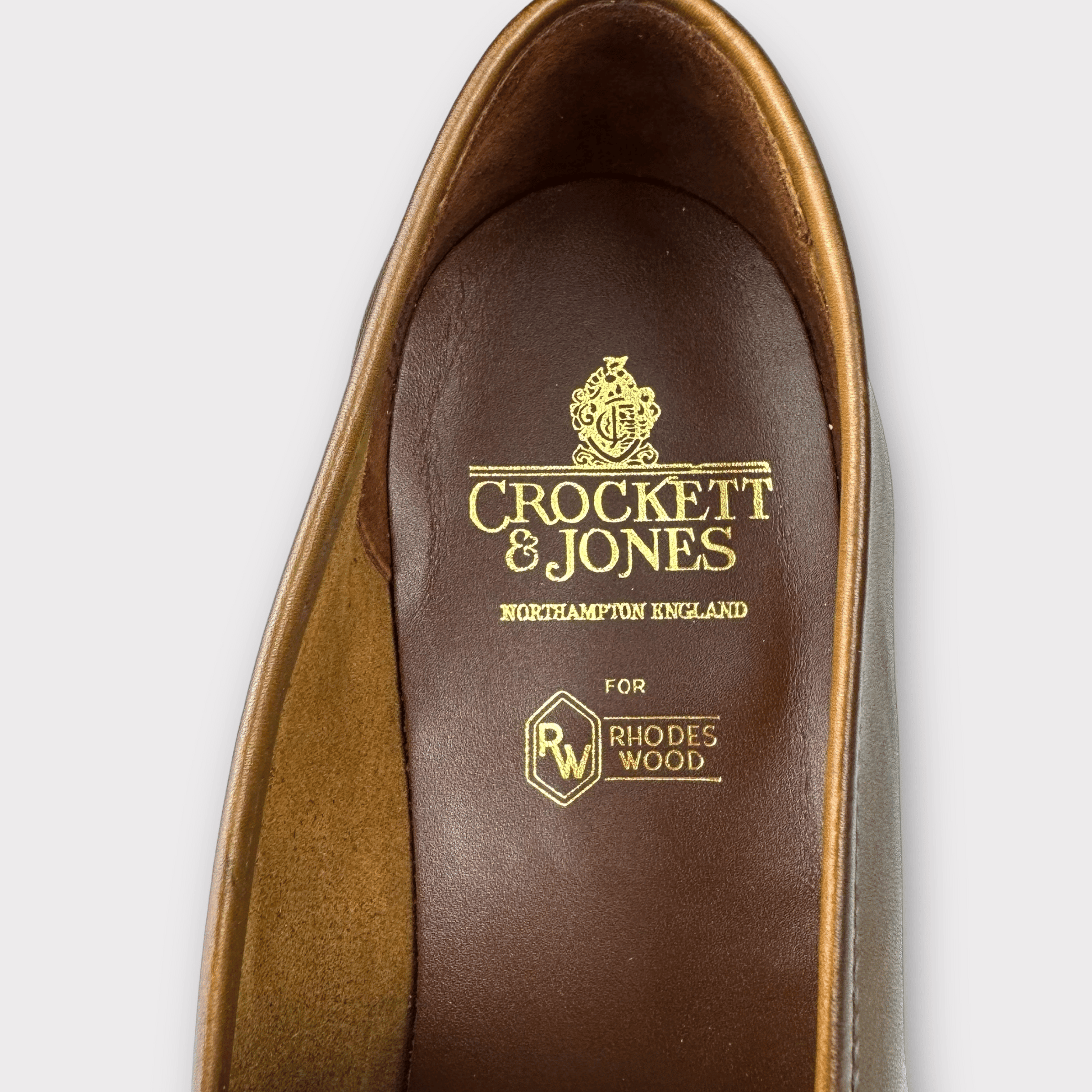 Crockett and Jones Horse bit loafer for Rhodes wood