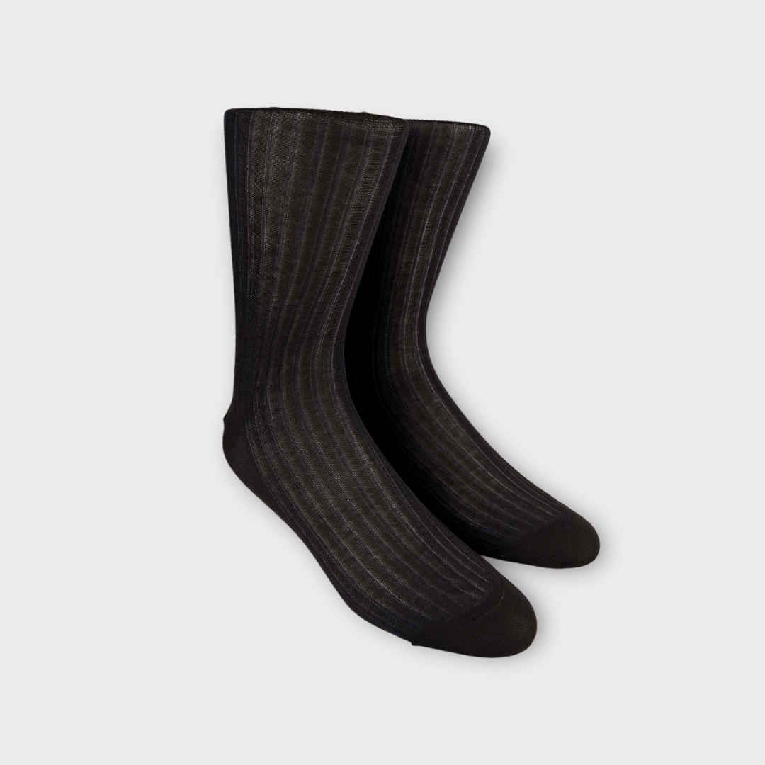 Olive and Navy two tone Socks