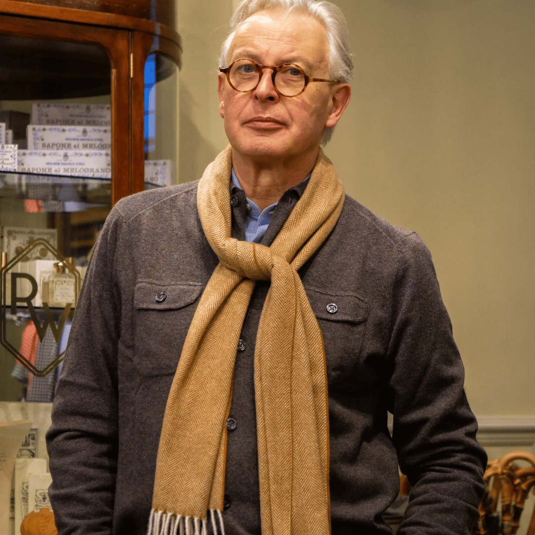 Cashmere Herringbone scarves