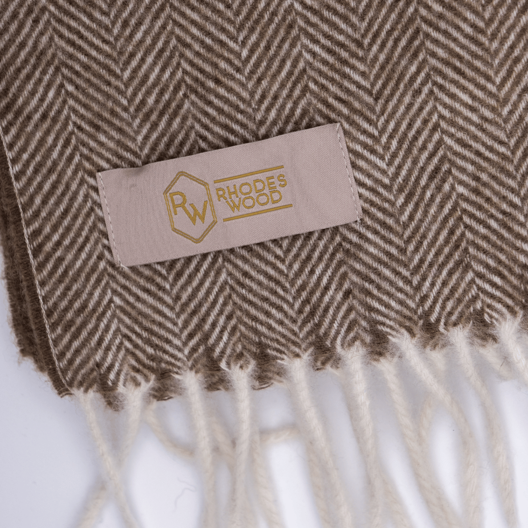 Cashmere Herringbone scarves